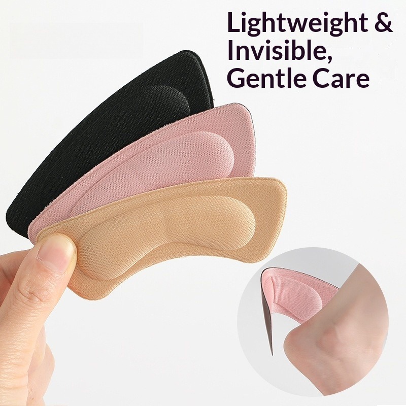 Heavy Equipment Stickers - Soft Adhesive Heel Pads Adjustable Anti-slip