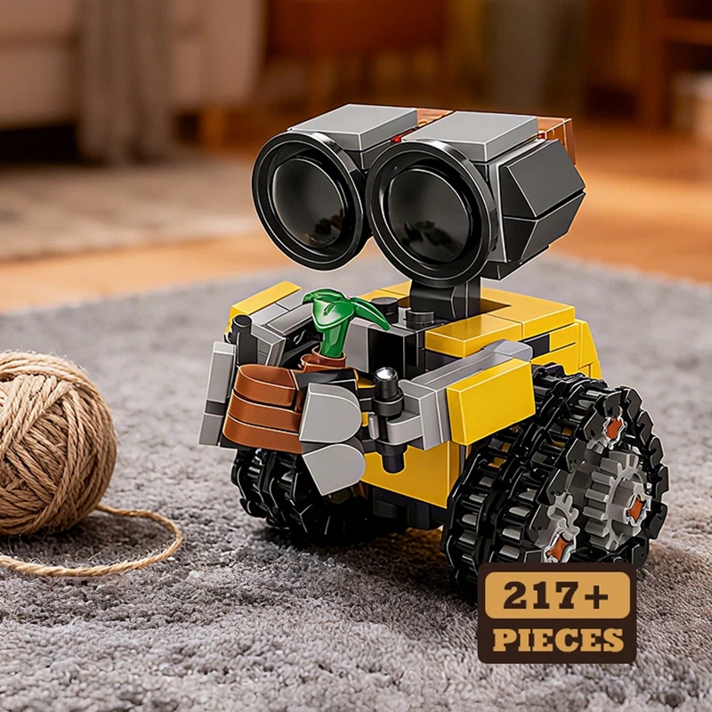 Heavy Equipment Lego - Classic Movie 200+pcs Mini Robot Wall-e