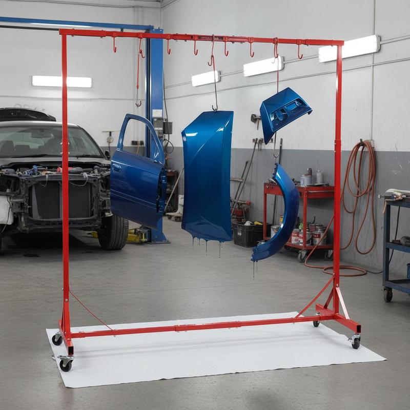 Heavy Equipment Painting - Automotive Painting Stand 1500-2000 mm Adjustable