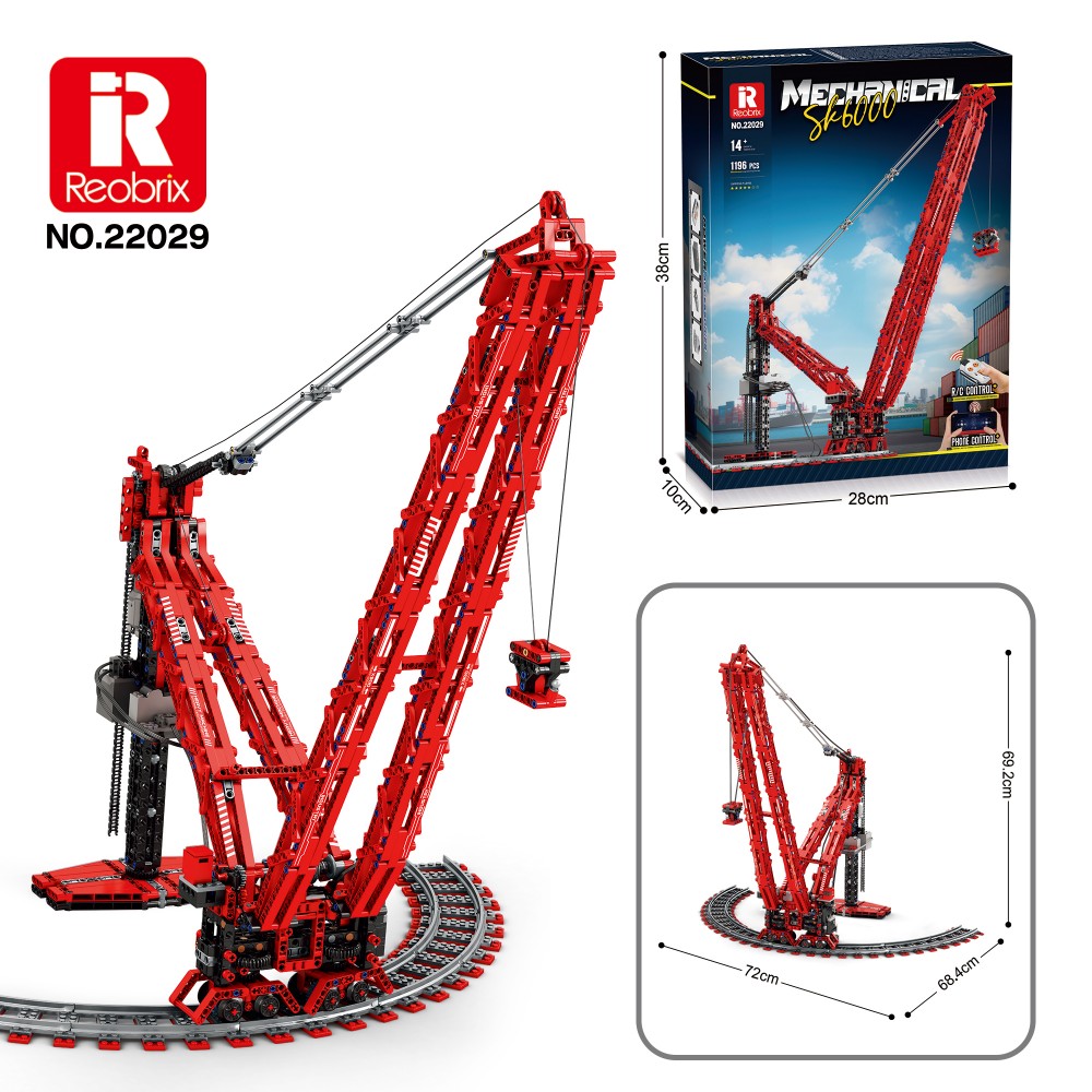 Heavy Equipment Lego - SK6000 Crane Building Blocks Heavy Ring