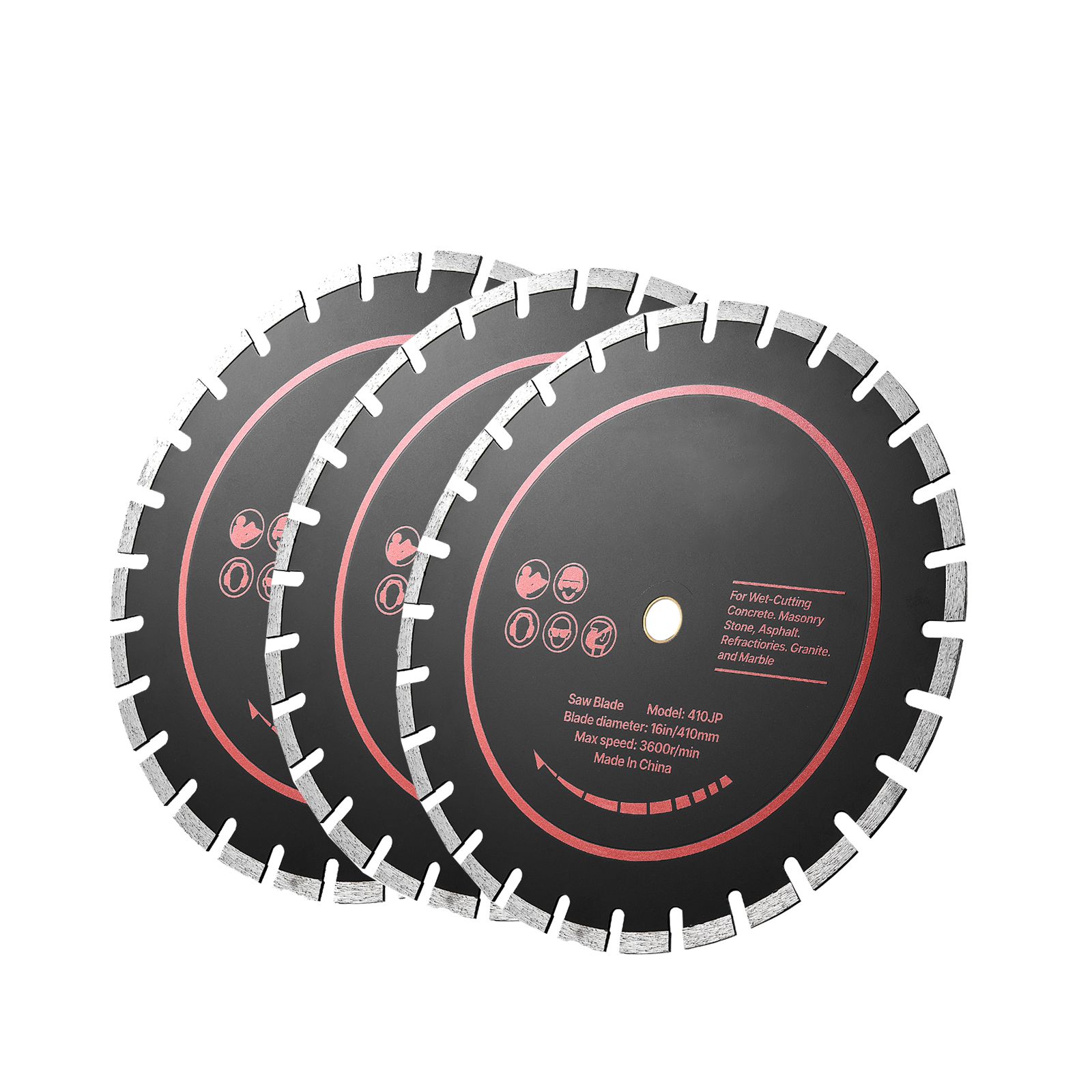 Diamond Blades 12 inch, 3-Pack – обзор и цена Brick Cutting Saw