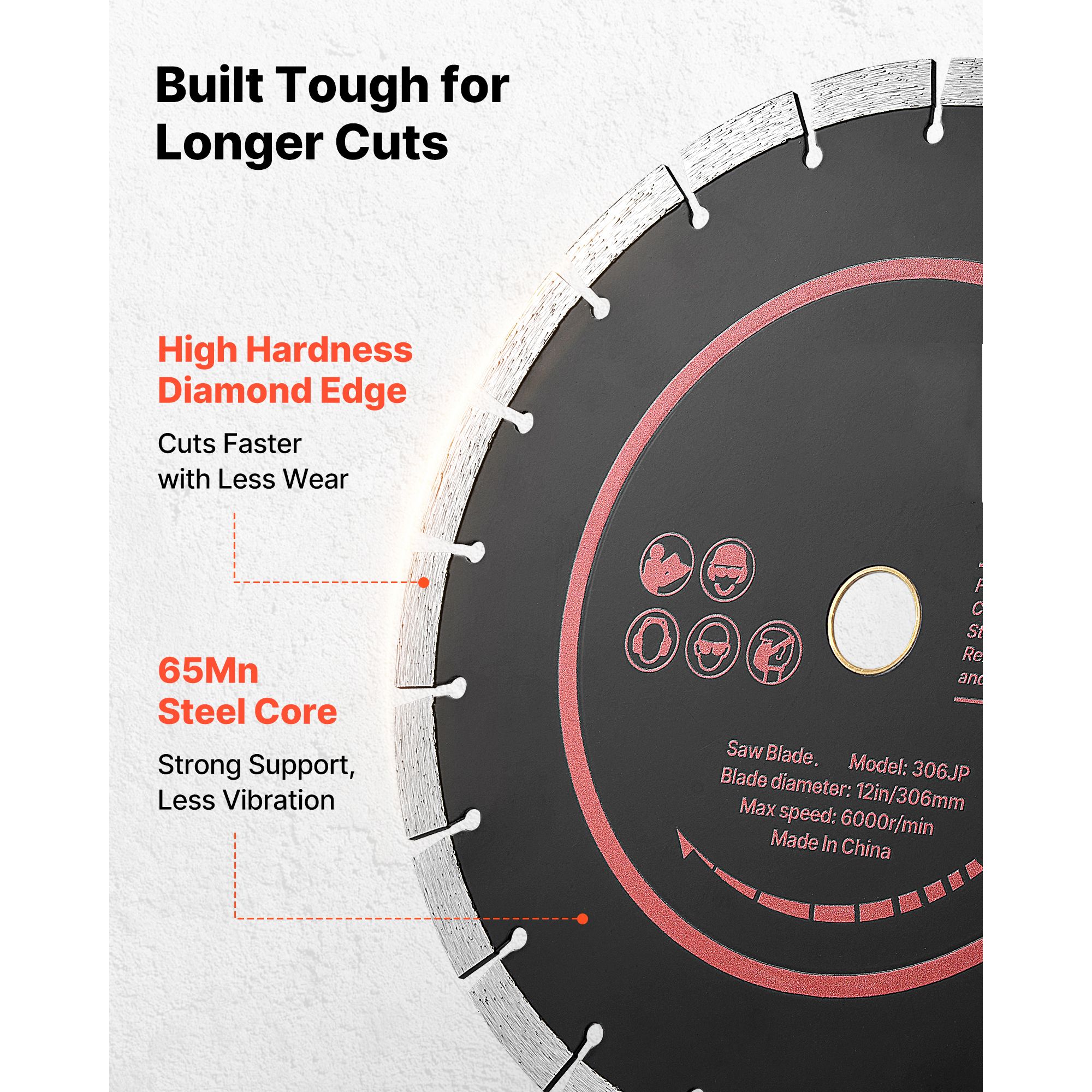 Diamond Blades 12 inch, 3-Pack – обзор и цена Brick Cutting Saw