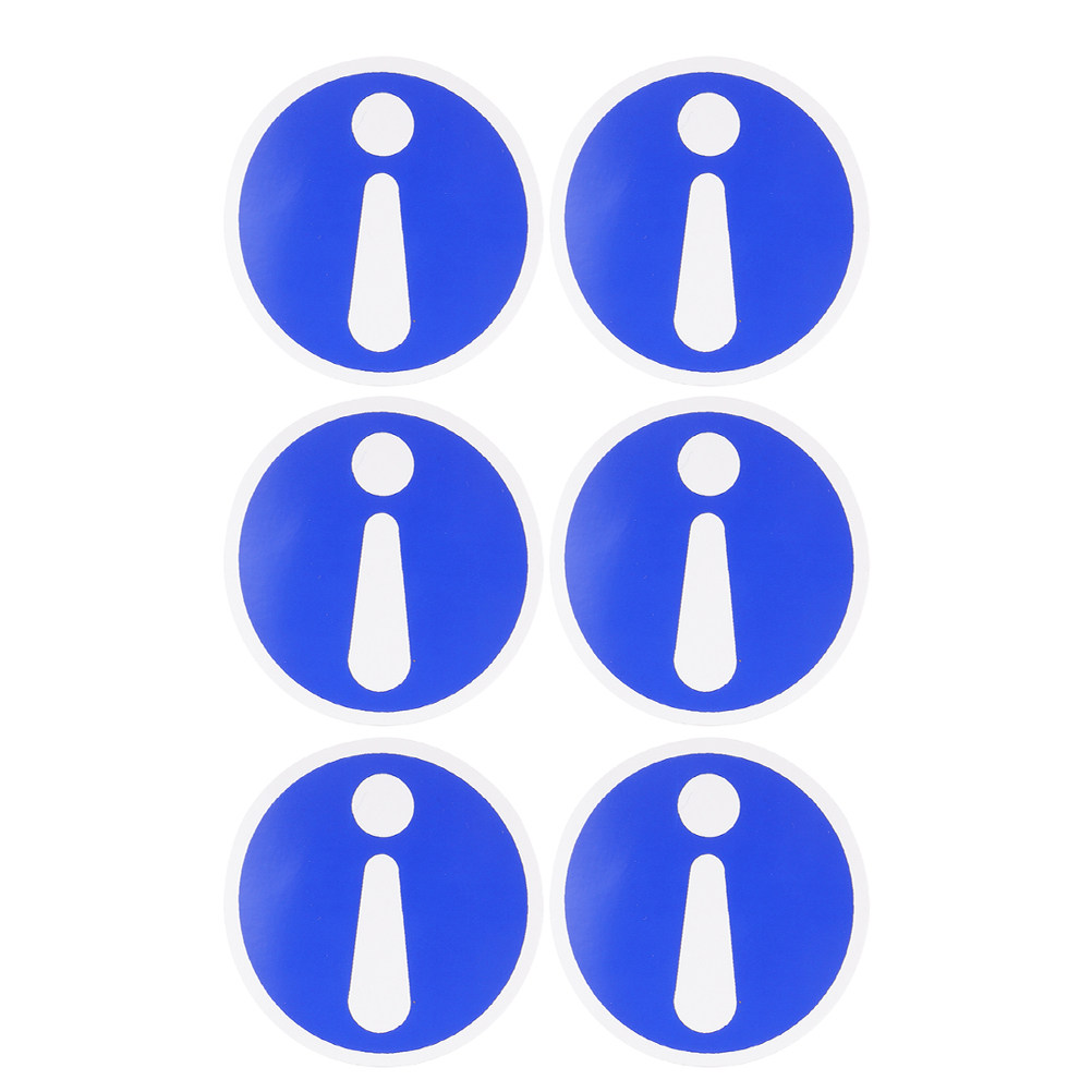 6Pcs Exclamation Warning Label – обзор и цена Heavy Equipment Stickers