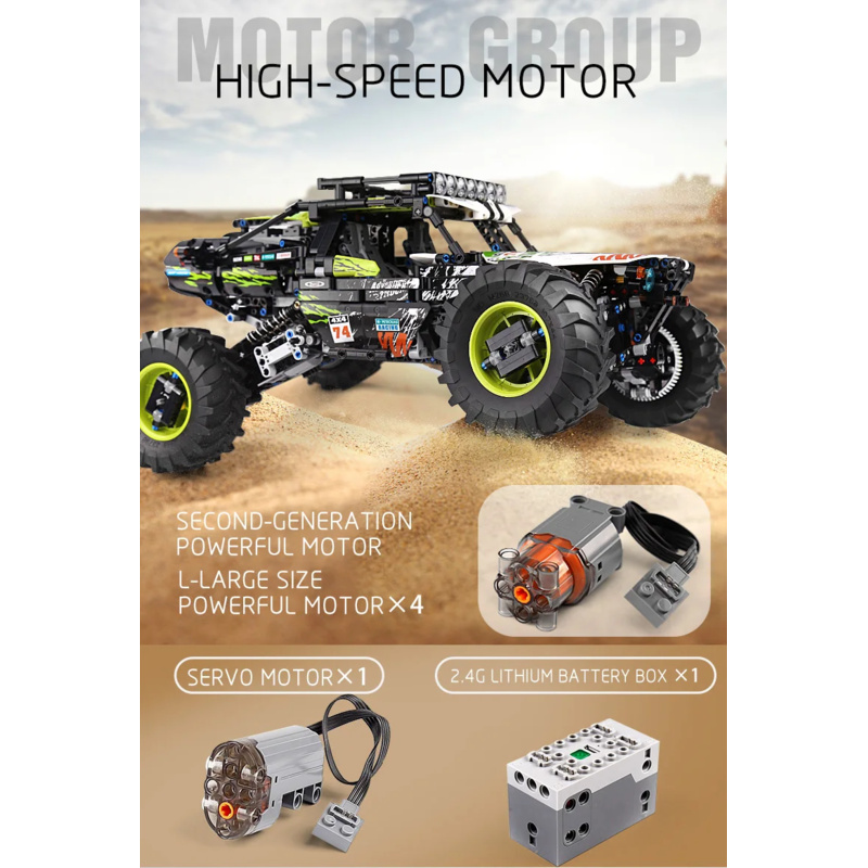 MOULD KING 18002S Technical RC – обзор и цена Heavy Equipment Lego