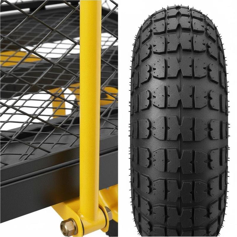 Steel Garden Cart 900 Lbs For  – обзор и цена Heavy Equipment Working