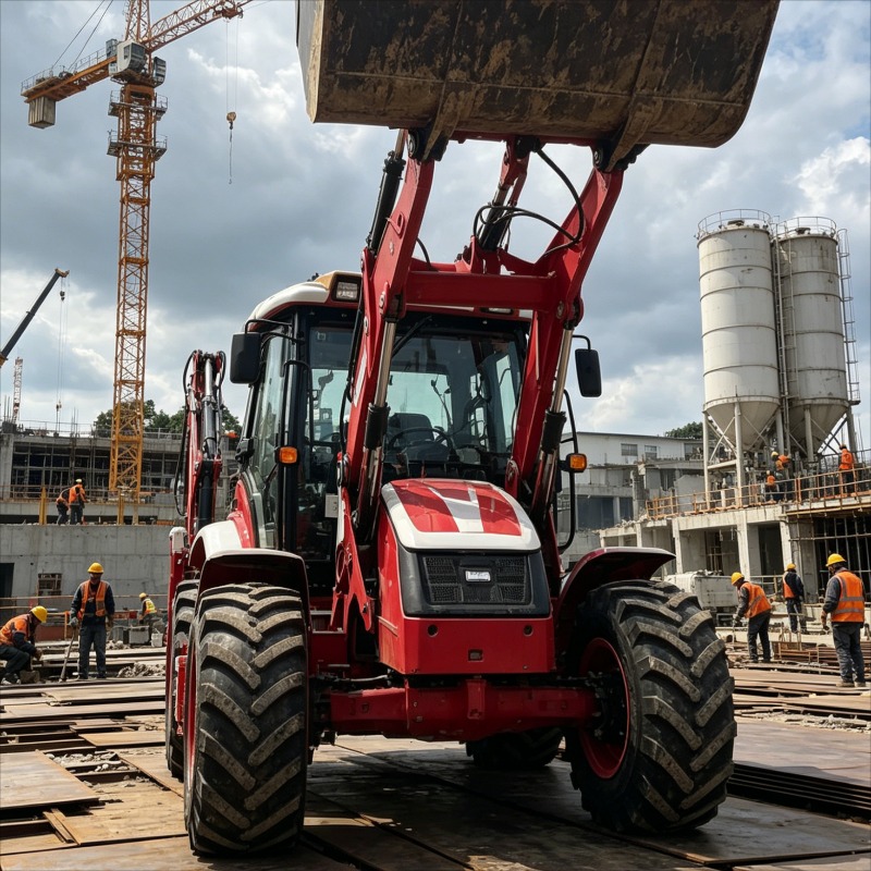 Loader Backhoe Industrial Grad – обзор и цена Heavy Equipment Working