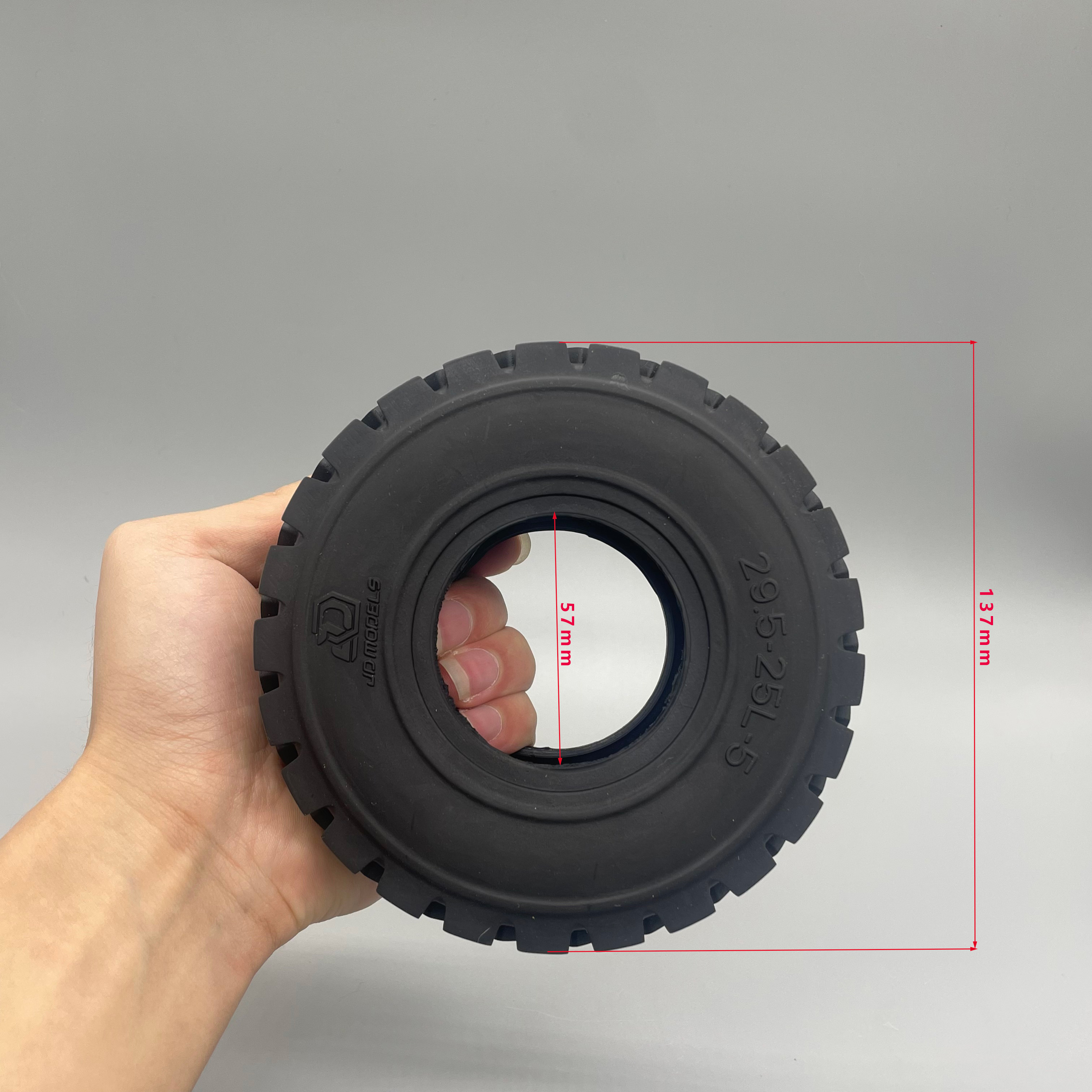 RC Loader Tires 137mm JDM-82 H – обзор и цена Heavy Equipment Forklift