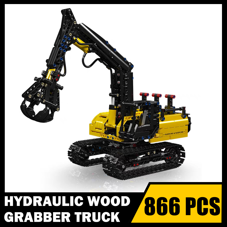 MOC Technical Hydraulic Wood G – обзор и цена Heavy Equipment Lego