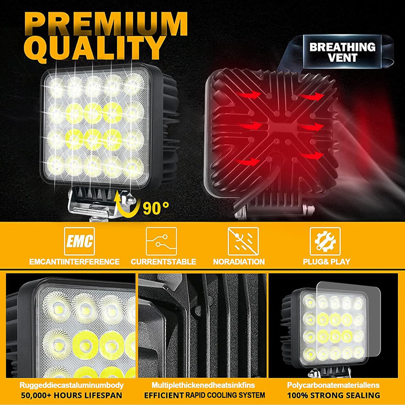 1PC 60W Vehicle Work Light Spo – обзор и цена Heavy Equipment Working