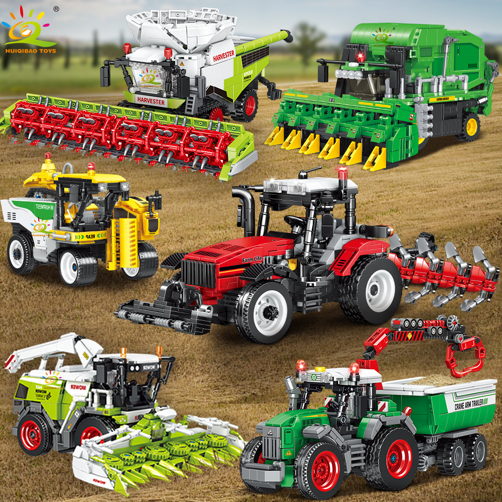 HUIQIBAO Farmer Truck model Bu – обзор и цена Heavy Equipment Lego