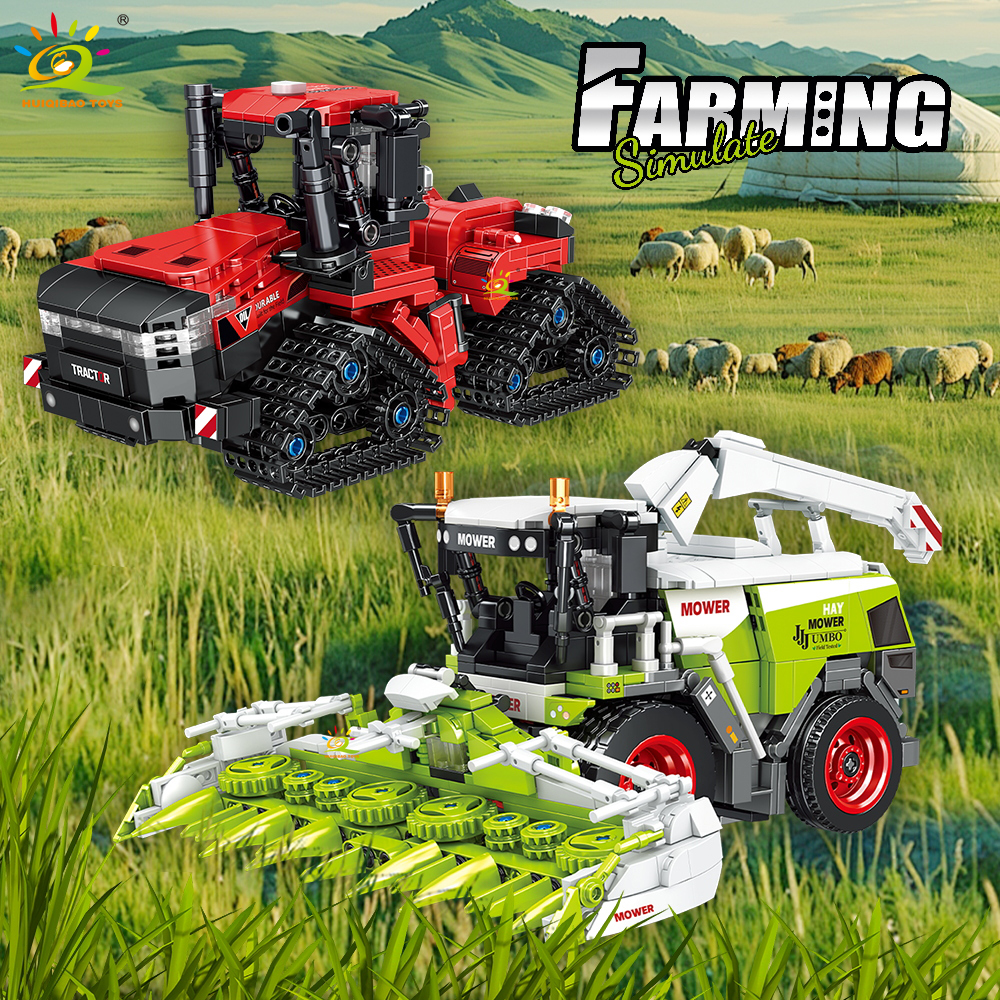 HUIQIBAO Farmer Truck model Bu – обзор и цена Heavy Equipment Lego