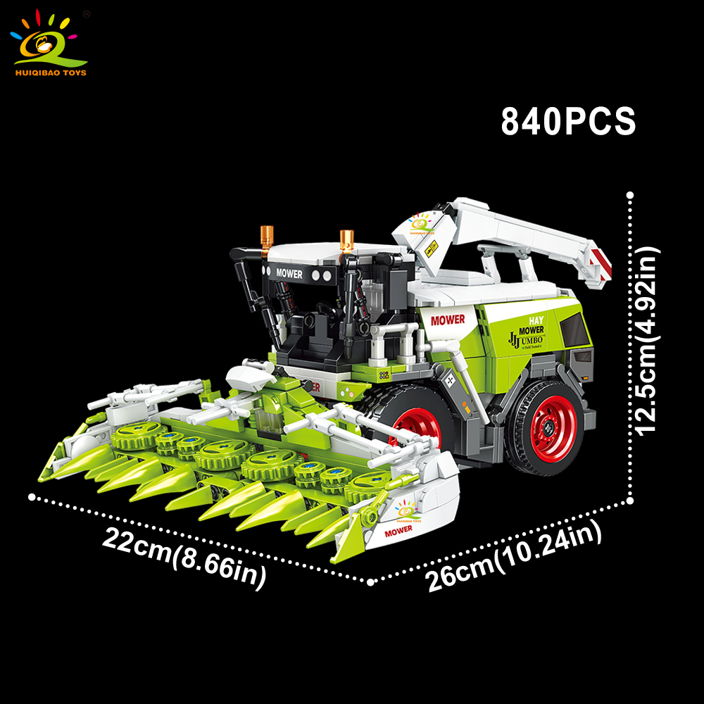 HUIQIBAO Farmer Truck model Bu – обзор и цена Heavy Equipment Lego