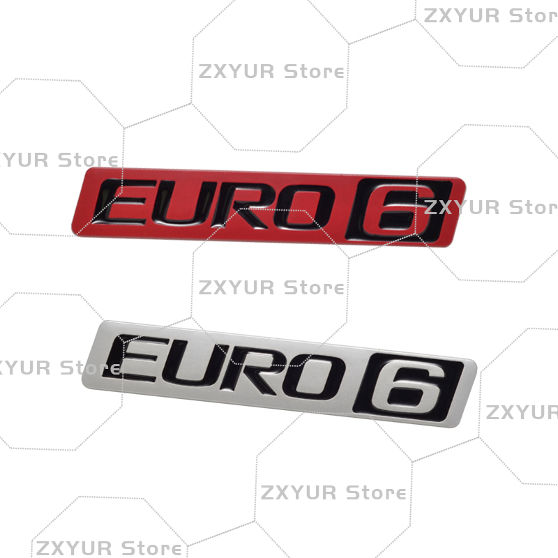 Metal EURO 6 Emblem Car Sticke – обзор и цена Heavy Equipment Volvo