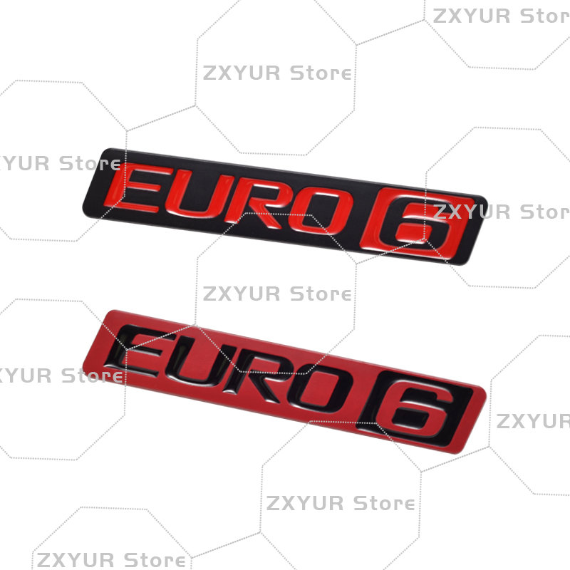 Metal EURO 6 Emblem Car Sticke – обзор и цена Heavy Equipment Volvo