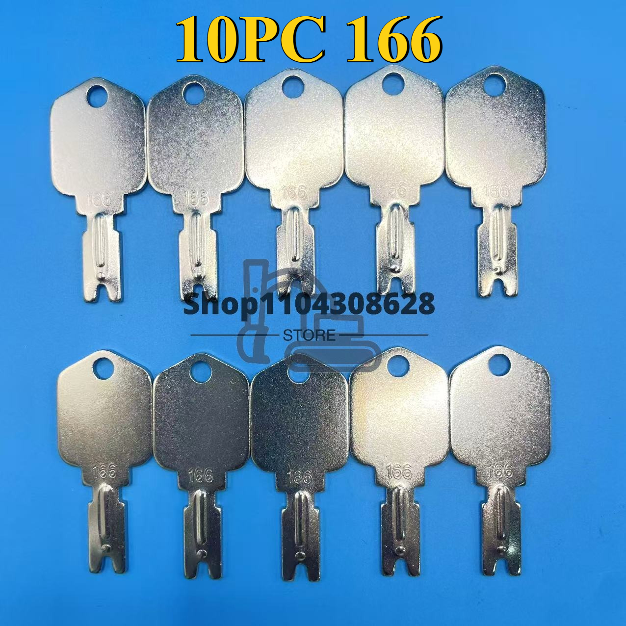 10PCS 166 Ignition Keys Forkli – обзор и цена Heavy Equipment Forklift