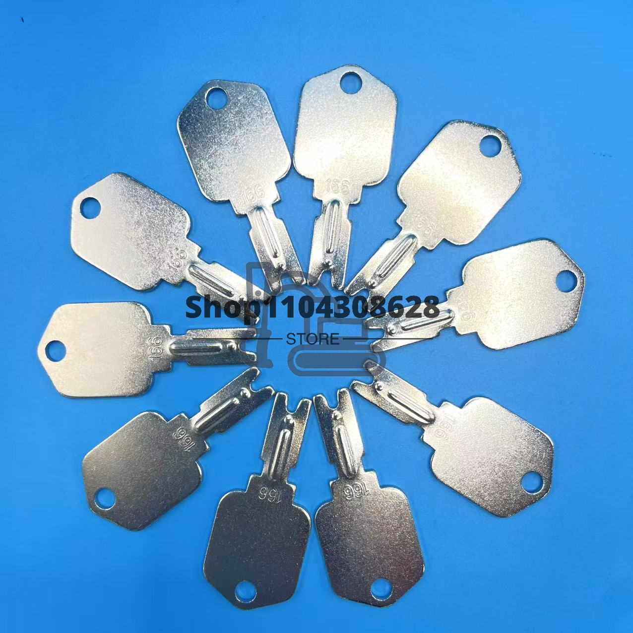 10PCS 166 Ignition Keys Forkli – обзор и цена Heavy Equipment Forklift