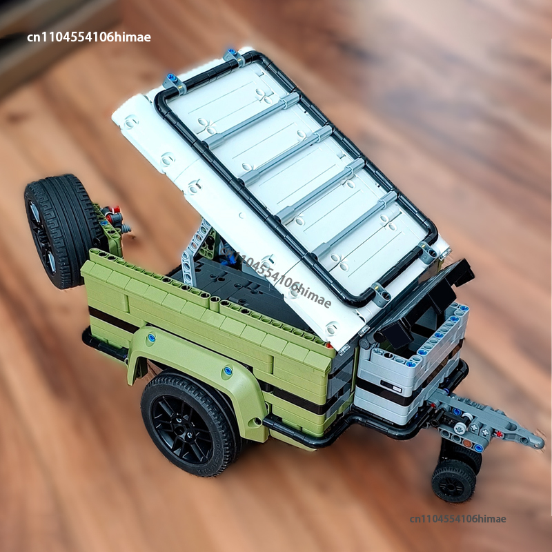 MOC Trailer for Defender 42110 – обзор и цена Heavy Equipment Lego