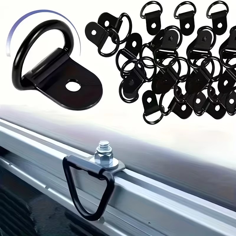 10Pcs D Rings Tie Down Anchors – обзор и цена Heavy Equipment Trailer