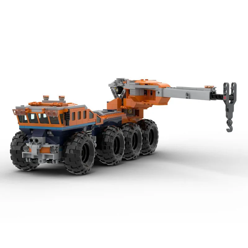 516PCS MOC Heavy Mobile Crane  – обзор и цена Heavy Equipment Lego