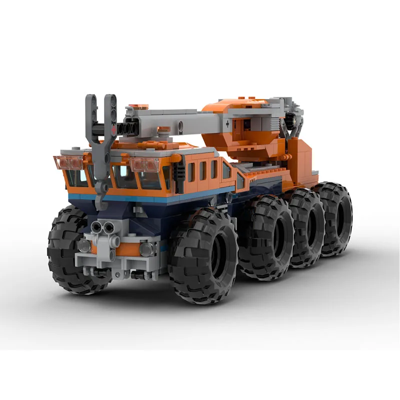 516PCS MOC Heavy Mobile Crane  – обзор и цена Heavy Equipment Lego