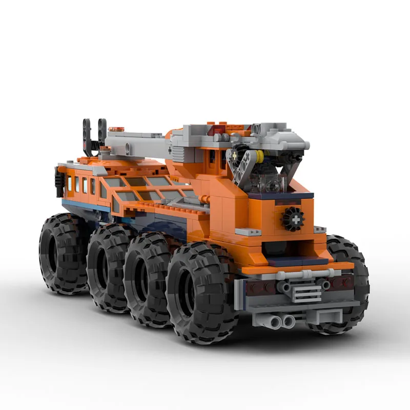 516PCS MOC Heavy Mobile Crane  – обзор и цена Heavy Equipment Lego