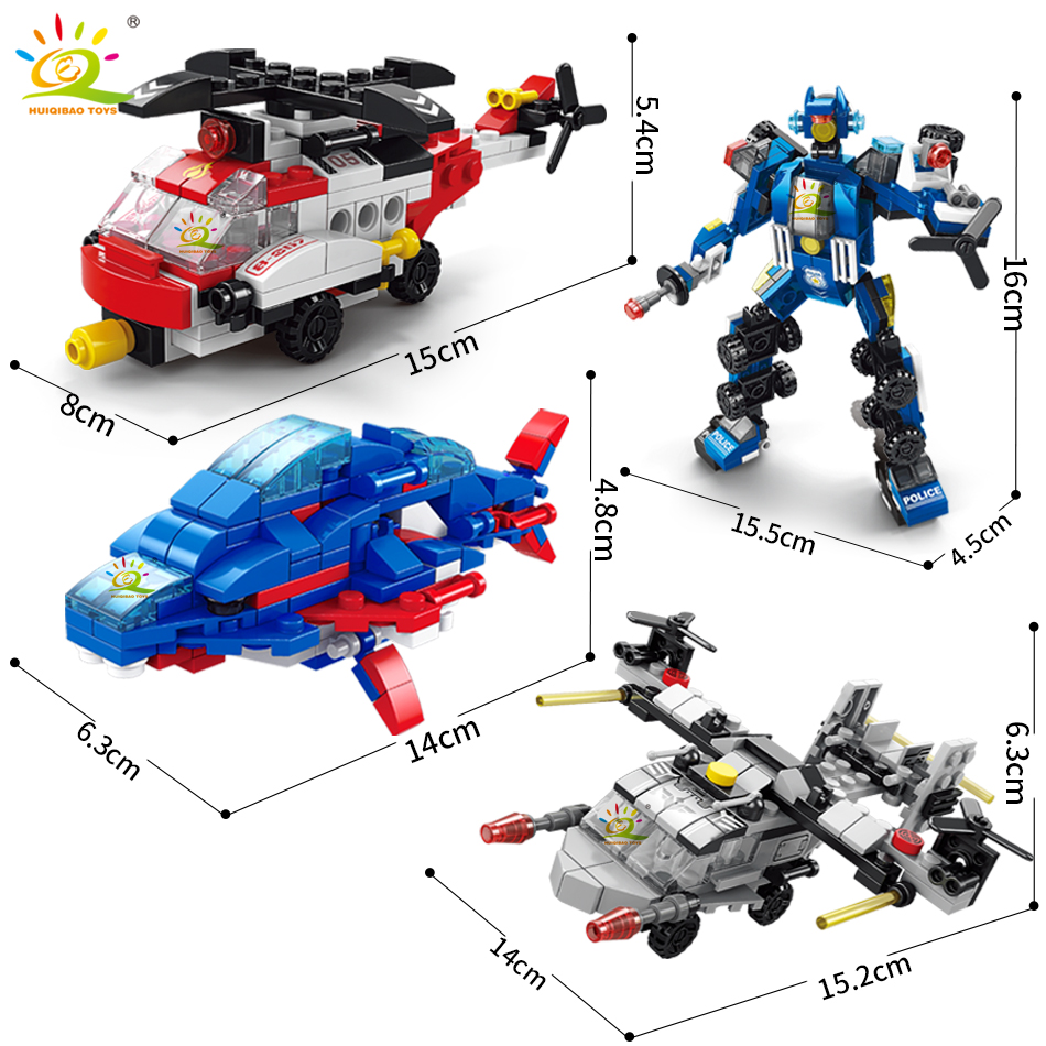 HUIQIBAO 6IN1 City Engineering – обзор и цена Heavy Equipment Lego