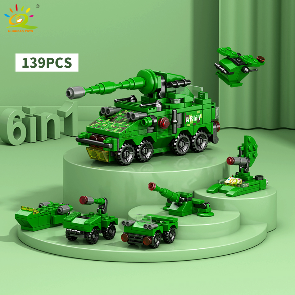HUIQIBAO 6IN1 City Engineering – обзор и цена Heavy Equipment Lego