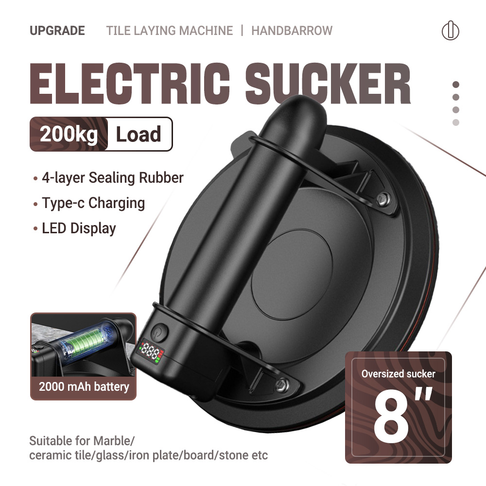 Electric Vacuum Suction Cup 8  – обзор и цена Vacuum Suction Cup Lifter